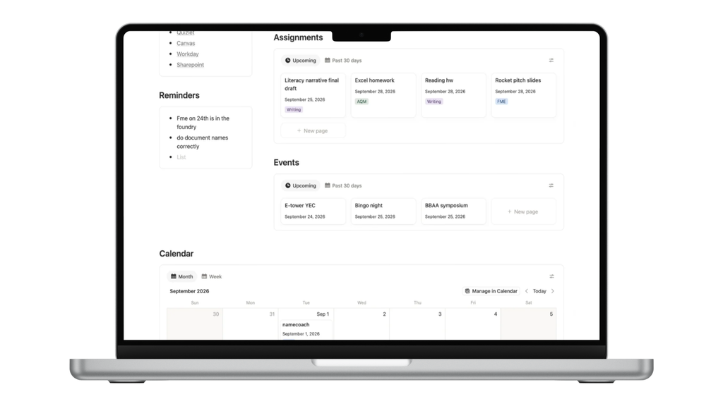 school homepage