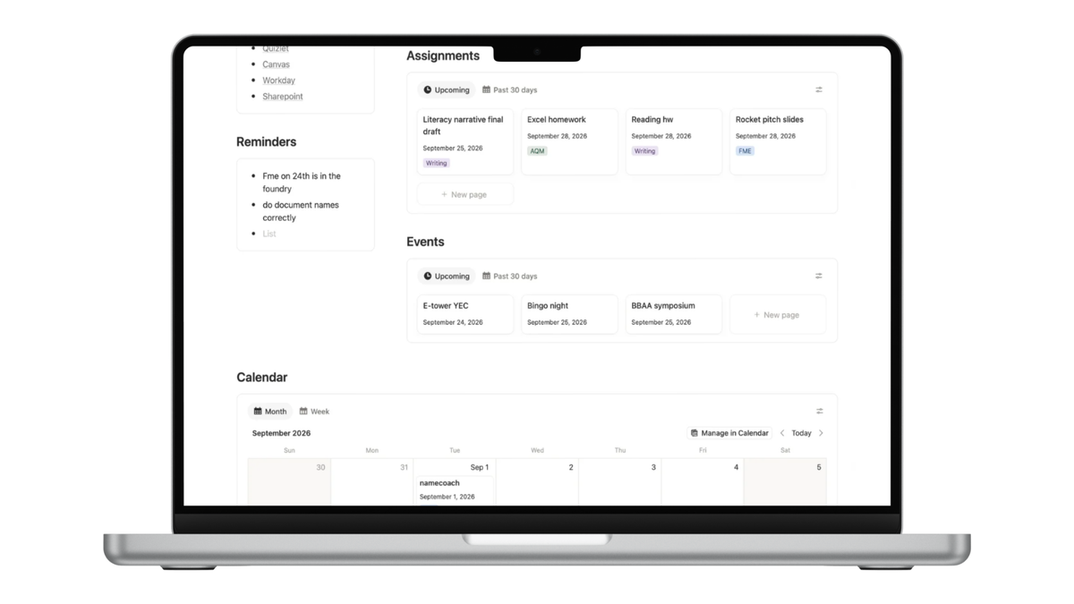 school homepage